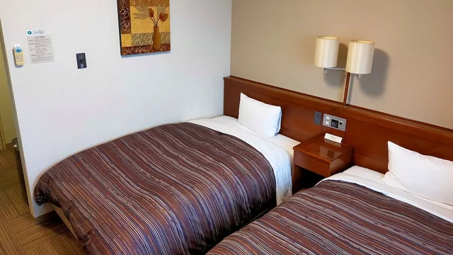 Comfort, Twin Beds, Smoking, Hotel Route-Inn Mitokenchomae 4/7