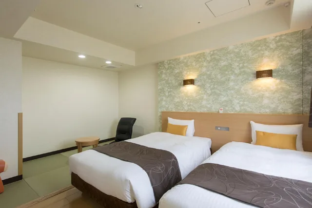غرفة بسريرين منفصلين للمدخنين، Hotel Lifetree Hitachinoushiku 1/1