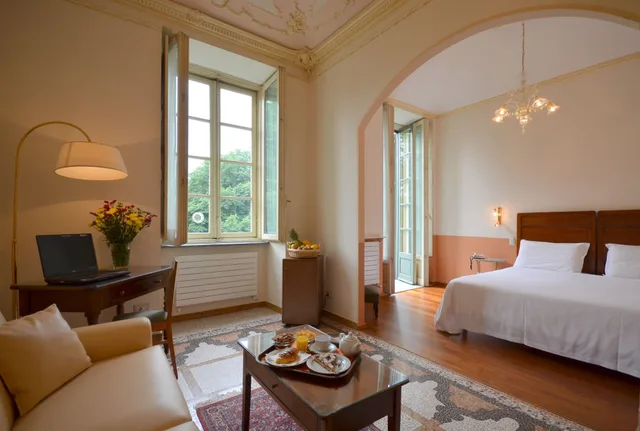غرفة كومفورت بسريرين منفصلين، Hotel Roma E Rocca Cavour 2/4
