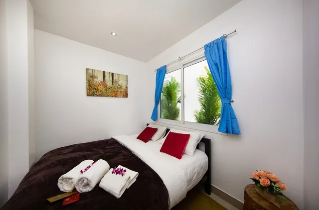 فيلا عائلية بسريرين كينج بإطلالة على المسبح بـ6 غرف نوم بمسبح خاص، Paradise Pool Villa Pattaya in Tropicana Village (ex VIP Villas Pattaya Tropicana Jomtien Beach) 10/10