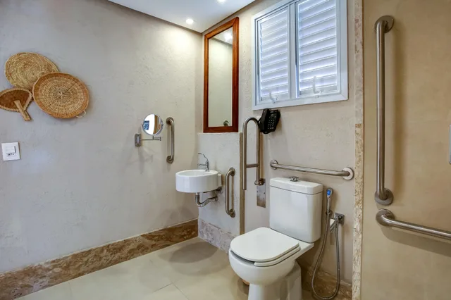 غرفة بإطلالة على المسبح لذوي الإعاقة، Hotel Boutique and Spa Ponta de Inhambupe by Slaviero Hoteis 6/8