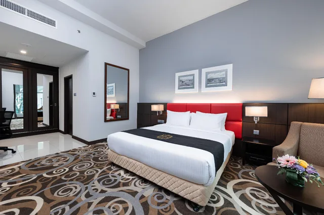 جناح استوديو بسرير كينج، Raia Hotel & Convention Centre Kuching 1/2