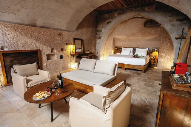 غرفة سوبيريور بسرير كينج، MILLSTONE CAVE SUITES 5/6