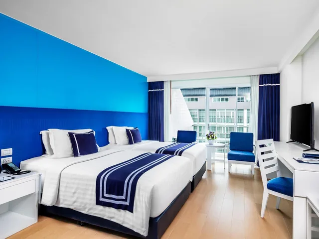 غرفة ديلوكس بسرير فردي، Blue Cabin Hotel 3/9