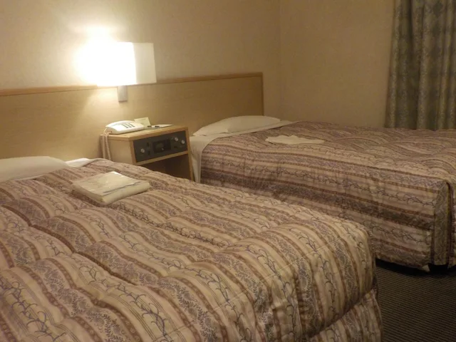 غرفة بسريرين منفصلين، Hotel Crown Hills Kokura 2/4