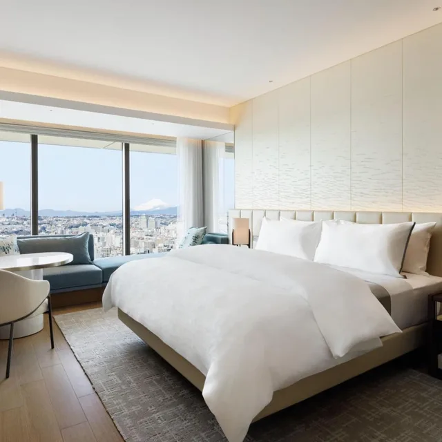 غرفة ديلوكس بسرير كينج بإطلالة على المدينة، The Westin Yokohama 2/7
