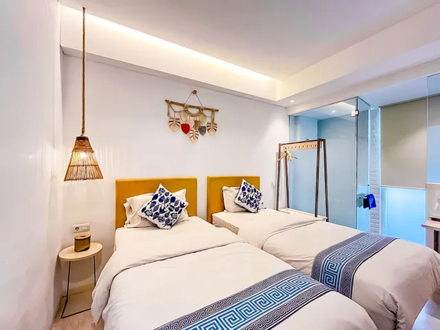 غرفة قياسية بسريرين منفصلين، Little Mykonos 2/3