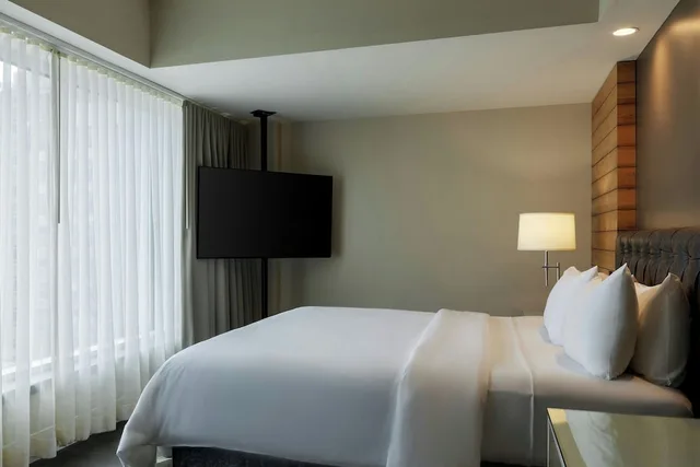 جناح بسرير كينج بغرفة نوم واحدة مع أريكة للمدخنين، Renaissance Allentown Hotel 2/5