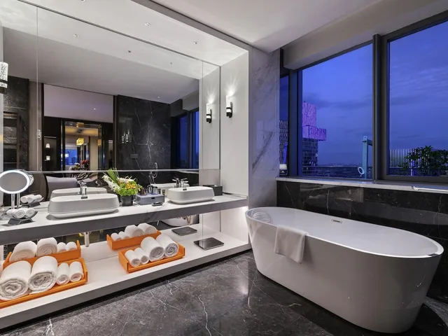 غرفة ديلوكس بسريرين منفصلين، Novotel Xian Xixian 8/9