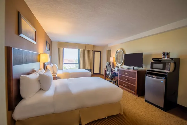 غرفة ديلوكس بسريرين مزدوجين في طابق مرتفع، Hilton Philadelphia Airport 1/8