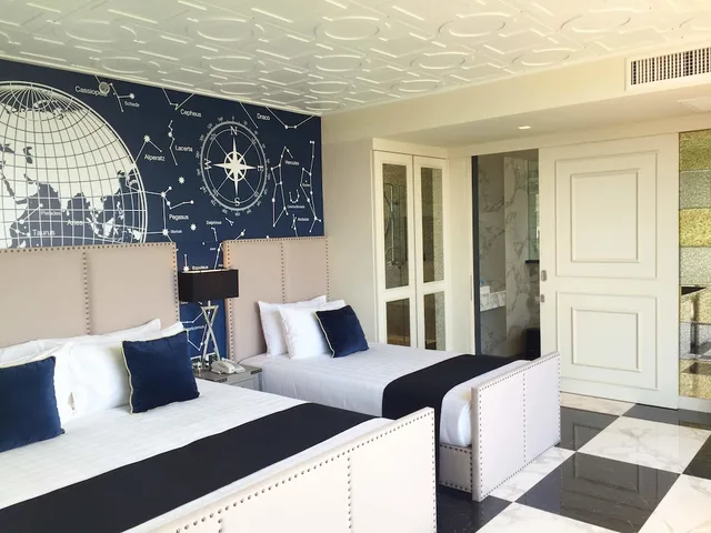 جناح عائلي بسرير مزدوج وسرير فردي وسرير بطابقين بغرفة نوم واحدة، Mera Mare Pattaya 1/2