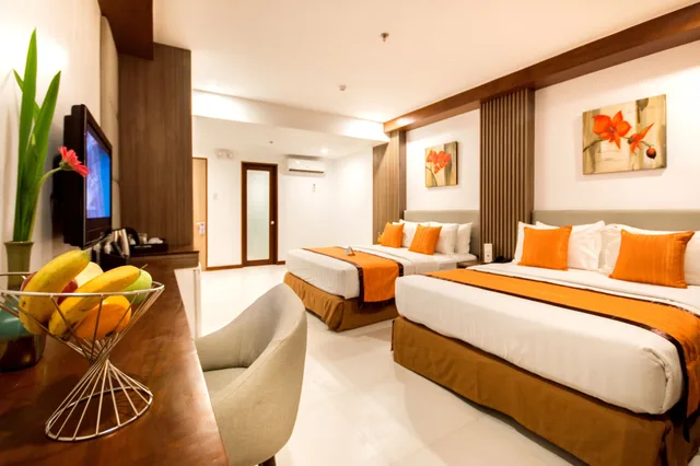 غرفة سوبيريور رباعية بسريرين كوين، Jonys Beach Resort 3/3
