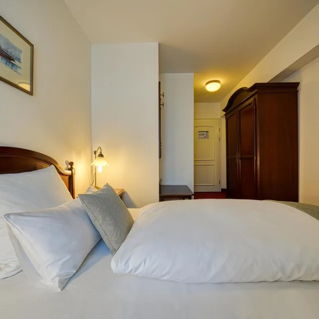 غرفة مفردة بإطلالة على البحر، Hotel Seeblick Wismar 7/10