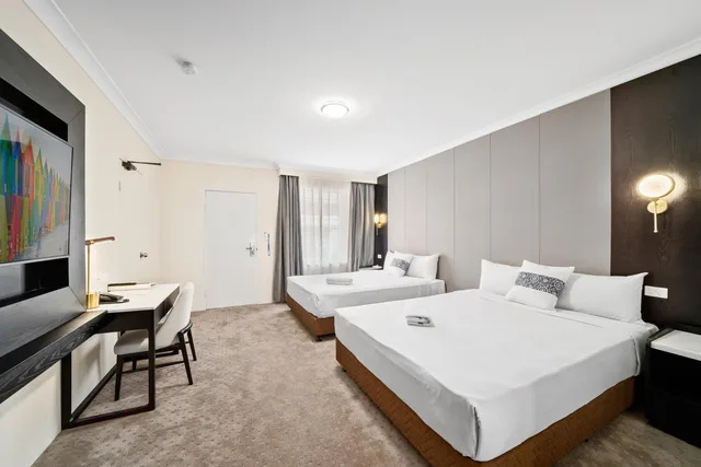 غرفة ديلوكس بسريرين منفصلين، WM Hotel Bankstown 1/1