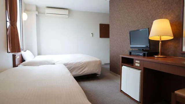 غرفة بسريرين مزدوجين للمدخنين، Kochi Green Hotel Harimayabashi 1/1
