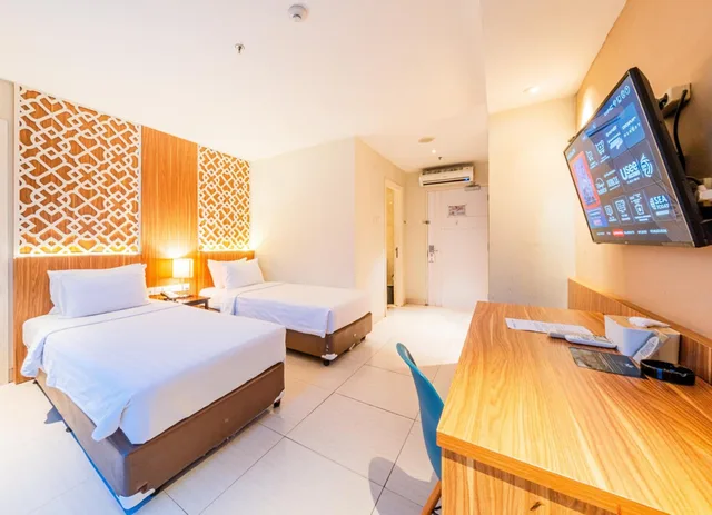 غرفة سوبيريور بسرير مزدوج أو سريرين منفصلين بإطلالة على البحر، Astara Hotel Balikpapan 3/10