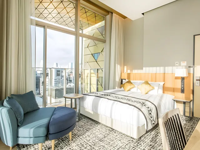 غرفة بريميوم بسرير مزدوج بشرفة، HOTEL MUSSE GINZA MEITETSU 1/3