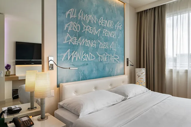 غرفة متصلة بريميوم عائلية بسرير كوين وسريرين منفصلين، Hotel N Vy 1/5