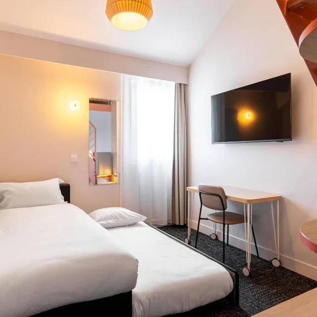 دوبلكس بسريرين منفصلين وسرير كينج، Best Western Hotel Kobalt 2/3