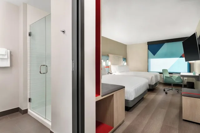غرفة قياسية بسريرين كوين، Avid Hotel Lancaster 3/6