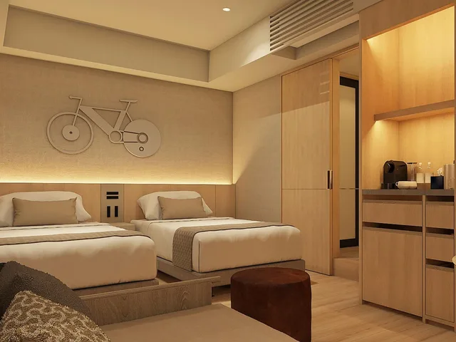 غرفة سوبيريور بسريرين منفصلين، Kamenoi Hotel Tsukubasan 2/3