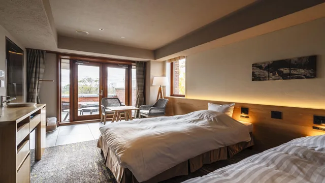 Twin Beds, Sauna, Historic Wing، Mori No Spa Resort Hokkaido Hotel 1/1