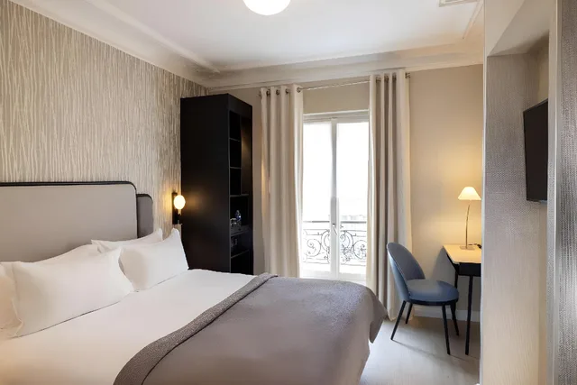 غرفة بسريرين مزدوجين، Le 46 Hotel 1/1