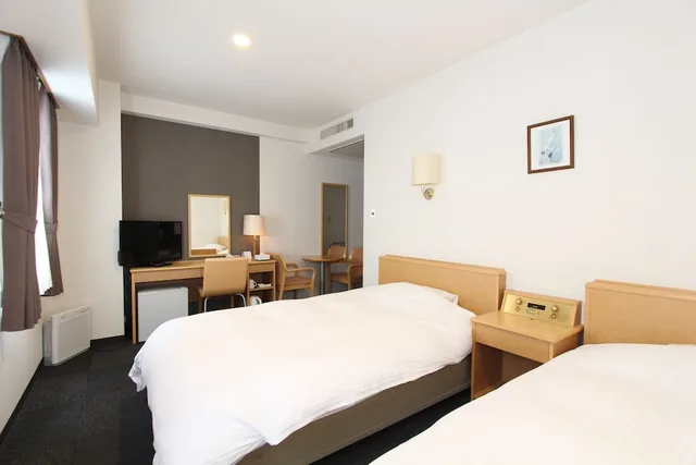 غرفة بسريرين منفصلين، Hotel BB Fast Yonezawa 1/4