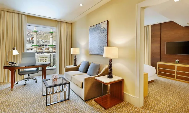 Grand, Premier, Suite, King Bed, Partial Kaaba View، فندق كونراد مكة(Conrad Jabal Omar Makkah) 10/10