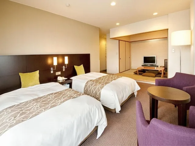 غرفة بانورامية بسريرين منفصلين وفرشتي فوتون، Wisterian Life Club Toba 2/3