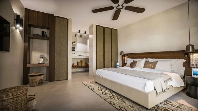 جناح بسرير كينج وسرير فردي، The Kontiki Curacao Beach Resort 2/4