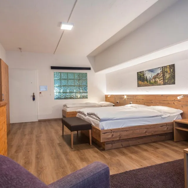 غرفة ثلاثية كبيرة، Zermatt Budget Rooms 3/8