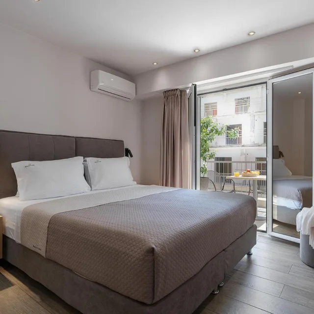 Room, Double or Twin Bed, Balcony, Piraeus City Hotel 5/10
