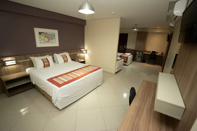 غرفة عائلية بسرير مزدوج وسريرين منفصلين، PAIAGUAS PALACE HOTEL 3/10