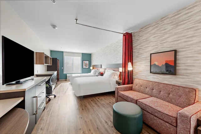 جناح استوديو بسريرين كوين مع أريكة، Home2 Suites by Hilton San Bernardino 4/5