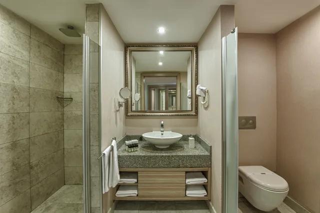 غرفة بسرير مزدوج بإطلالة على البحر، Delphin Deluxe Resort 1/2