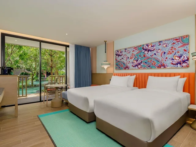 غرفة ديلوكس بسريرين منفصلين، Grand Mercure Krabi Ao Nang 1/2