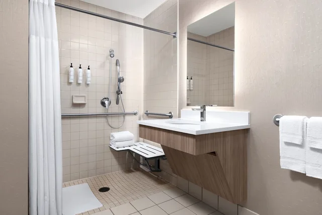 جناح بسرير كينج مع أريكة لذوي الإعاقة، Springhill Suites By Marriott Fairbanks 6/6