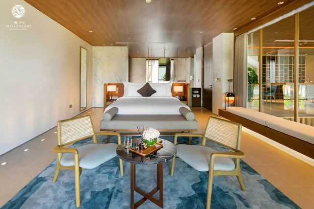 Pool, 6 Bedrooms, Villa, 6 King Beds, Beach Front، The Five Villas & Resort Quangnam - Danang 5/10