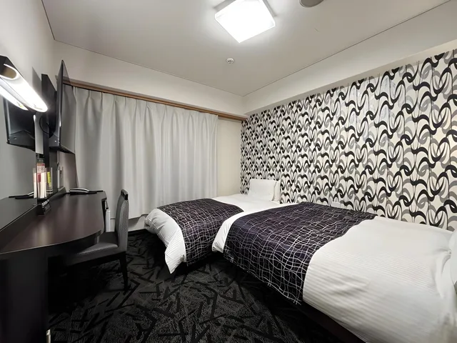 غرفة بسرير مزدوج للمدخنين، Apa Hotel Kitakami-Ekinishi 2/3