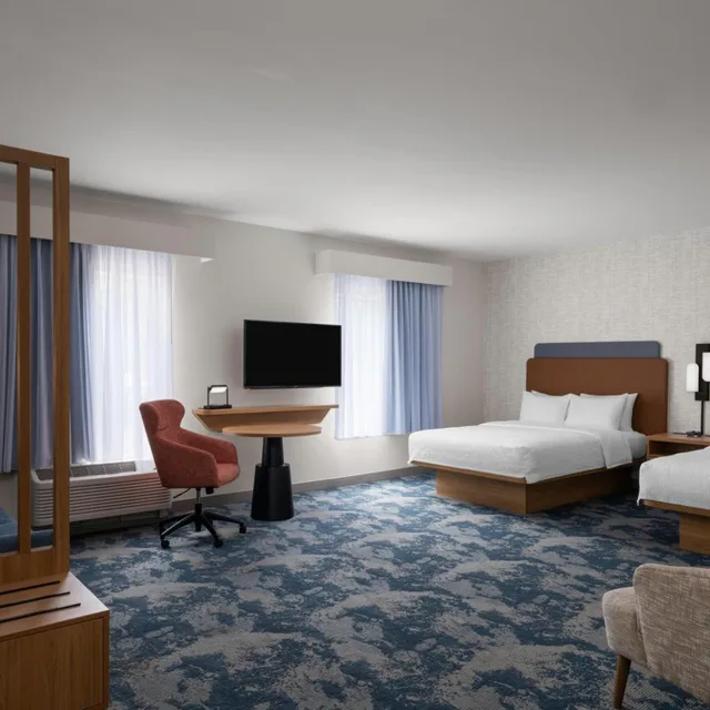 جناح بسريرين كوين مع أريكة، Hampton Inn & Suites Southern Pines-Pinehurst 2/4