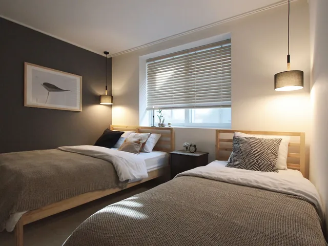 غرفة ديلوكس بسرير مزدوج وسرير فردي، Neat House Hongdae 1/10