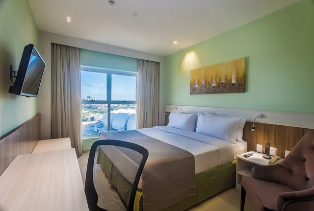 غرفة قياسية بسريرين منفصلين وسرير كينج، Praiamar Arena Hotel 2/6