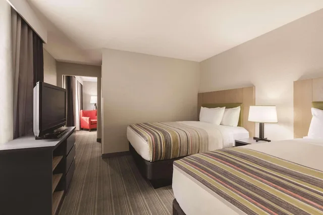 جناح بسريرين مزدوجين بغرفة نوم واحدة، Country Inn and Suites By Radisson Bakersfield, CA 2/5