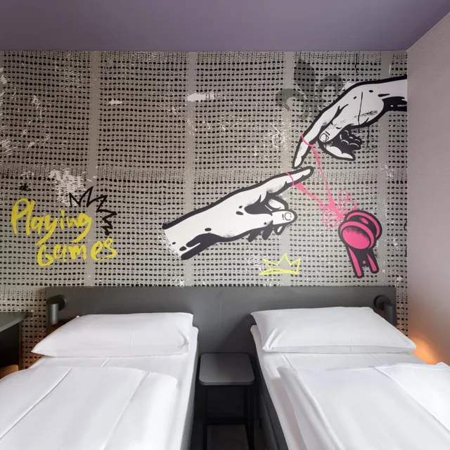غرفة بسريرين منفصلين، Felix Hotel Darmstadt 8/10