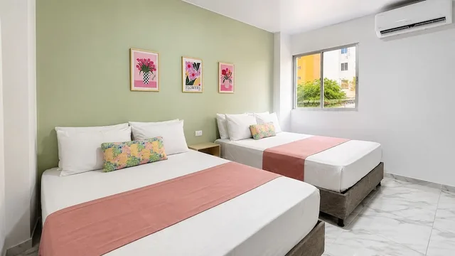 Family, 1 Single and 2 Double Beds, Private Bathroom، Hotel Taybo Kai By St Hoteles 2/10