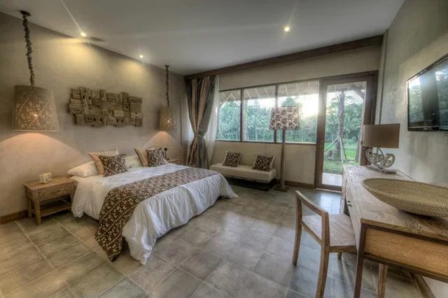 Connecting, Deluxe, Queen and Twin Beds, Rice Field View، Mathis Retreat Ubud 2/2