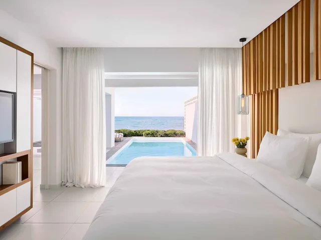 Yali, Luxury, Villa, King Bed, Sea Front, 2 Sofa, Private Pool، Grecotel LUXME White 1/5