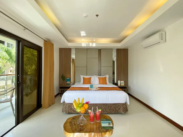 غرفة ديلوكس بسرير مزدوج، Jonys Beach Resort 2/6