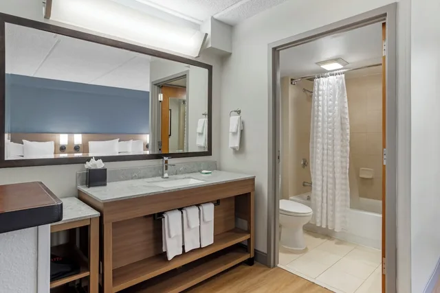 غرفة قياسية بسرير كينج مع أريكة، Hyatt Place Houston North 7/7